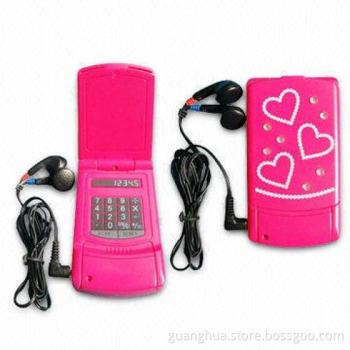 Pocket Radios, Measures 8.9 x 5.0 x 1.3cm, Powered by 2 Pieces AG13 Batteries, Made of ABS Material